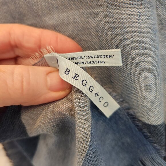 BEGG & CO Cashmere blend scarf - Picture 2 of 5